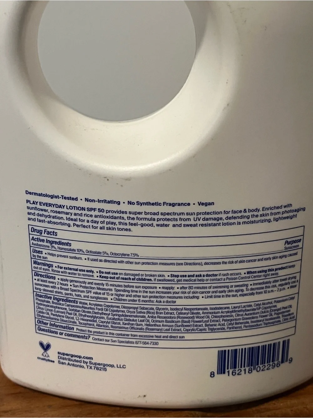 Supergoop! PLAY Everyday Lotion SPF 50 – 18 fl oz